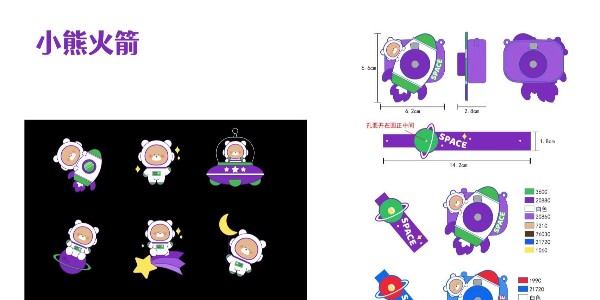 12-15欧啰拉小熊火箭投影仪设计图稿发布
